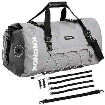 RED TAiL/24_RT DUFFLE BAG-2 ML〔Black〕 Amazon.com: KRONOX Waterproof Duffle Bag for Motorcycle Back